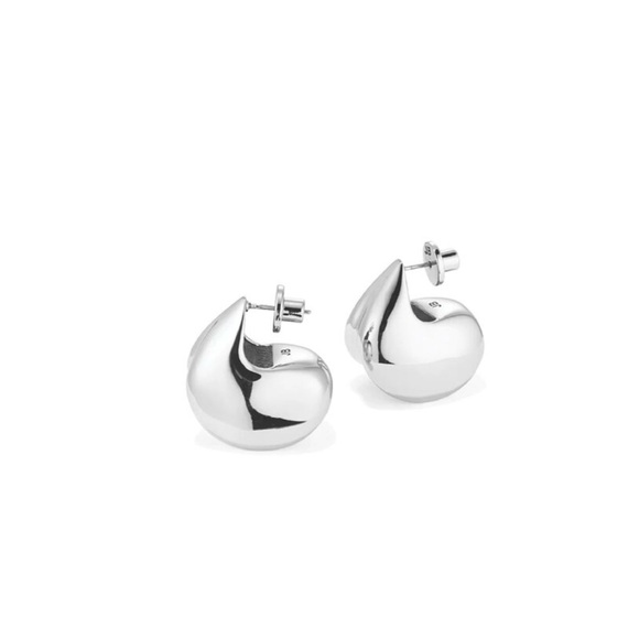 Jenny Bird Silver Nouveaux Puff Earrings $120 - Picture 4 of 5